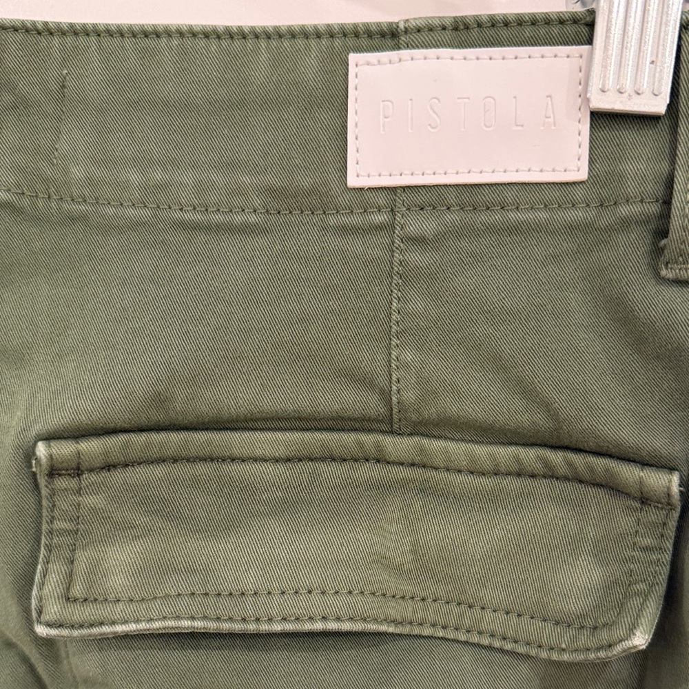 Pistola Sophia Cropped Utility Pants Basil 27 - Picture 9 of 16